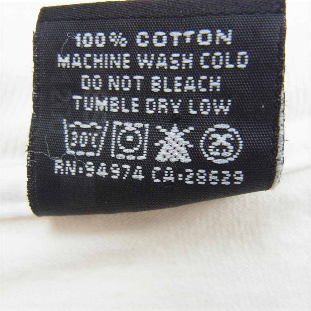 STUSSY ステューシー フラワー プリント Tシャツ 半袖 フラワー ホワイト系 M【中古】