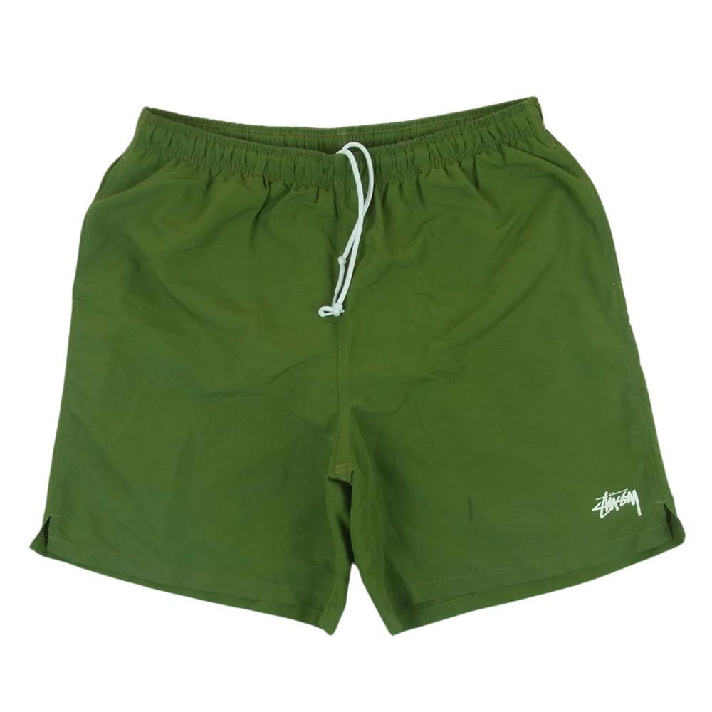 STUSSY ステューシー 113129 STOCK WATER SHORT ストック ウオーター ショート パンツ グリーン系 XL【中古】