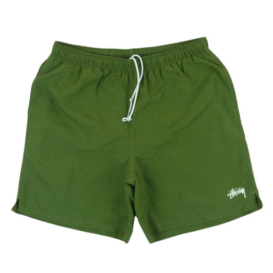 STUSSY ステューシー 113129 STOCK WATER SHORT ストック ウオーター ショート パンツ グリーン系 XL【中古】