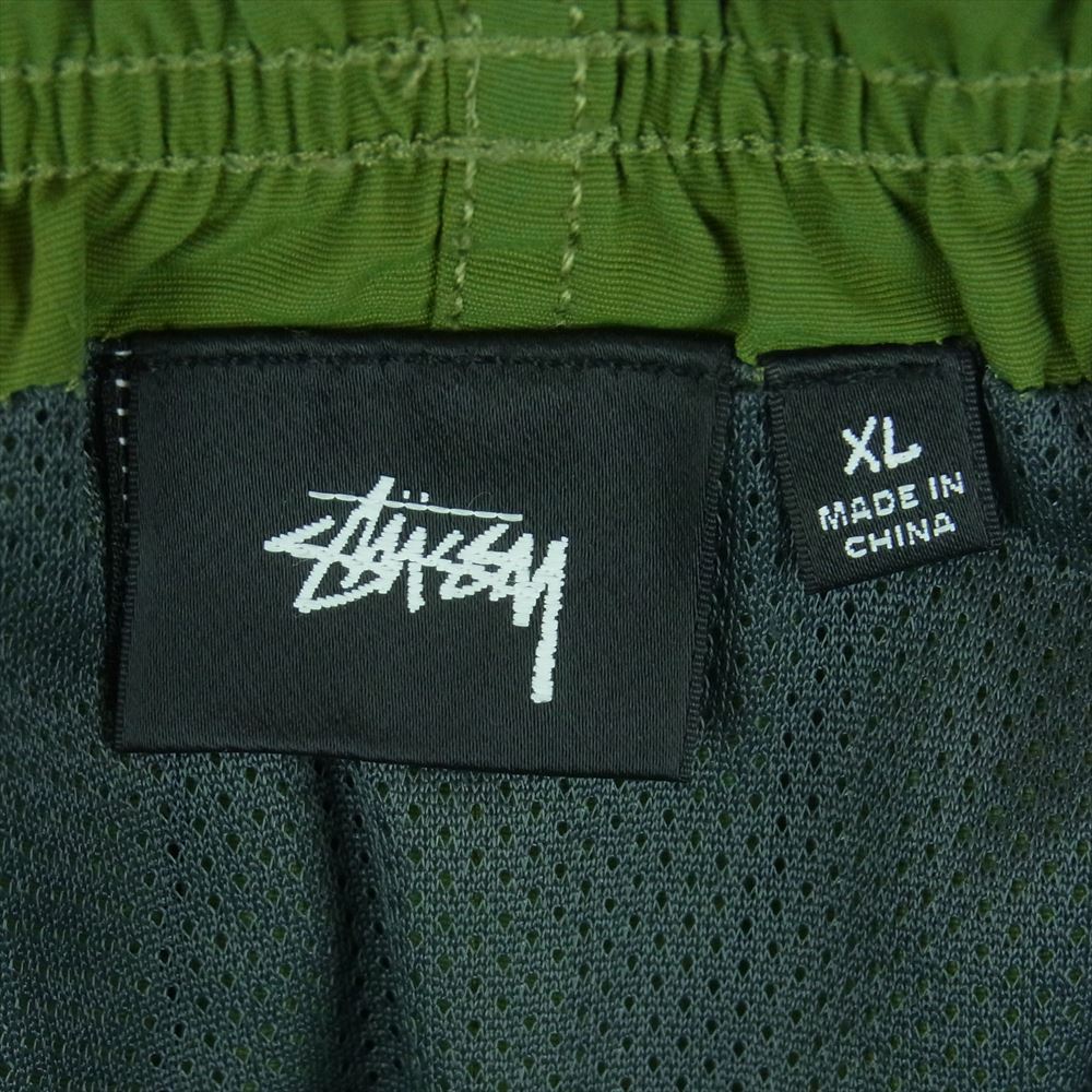 STUSSY ステューシー 113129 STOCK WATER SHORT ストック ウオーター ショート パンツ グリーン系 XL【中古】