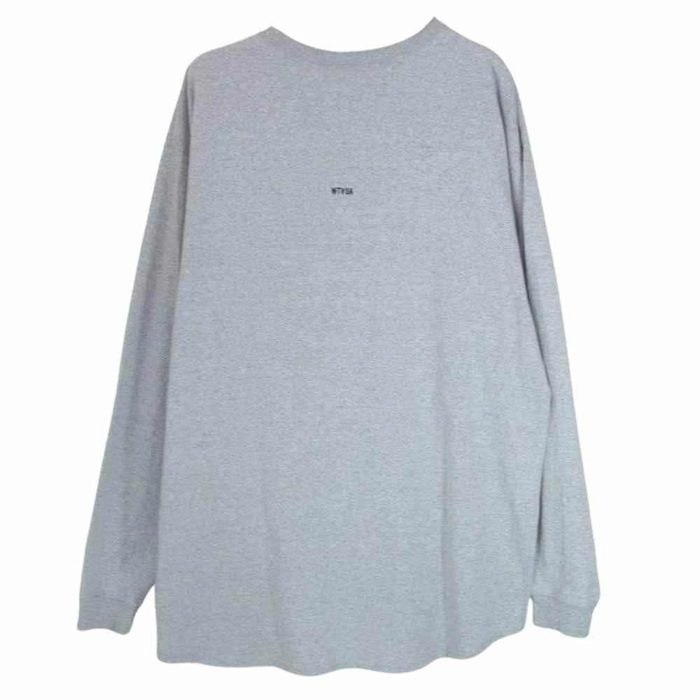 WTAPS ダブルタップス 182ATDT-CSM04 BLANK LS 02/TEE.COPO ブランク ロング スリーブ Tシャツ ロンT グレー グレー系 X 04【中古】