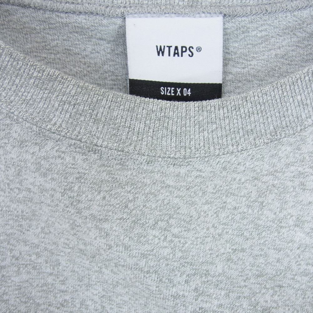 WTAPS ダブルタップス 182ATDT-CSM04 BLANK LS 02/TEE.COPO ブランク ロング スリーブ Tシャツ ロンT グレー グレー系 X 04【中古】