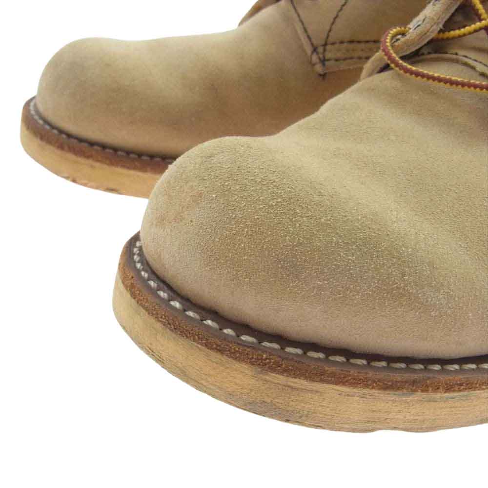 RED WING レッドウィング 8167 CLASSIC ROUND クラシックラウンド スエード ワーク ブーツ ライトブラウン系 27.5cm【中古】