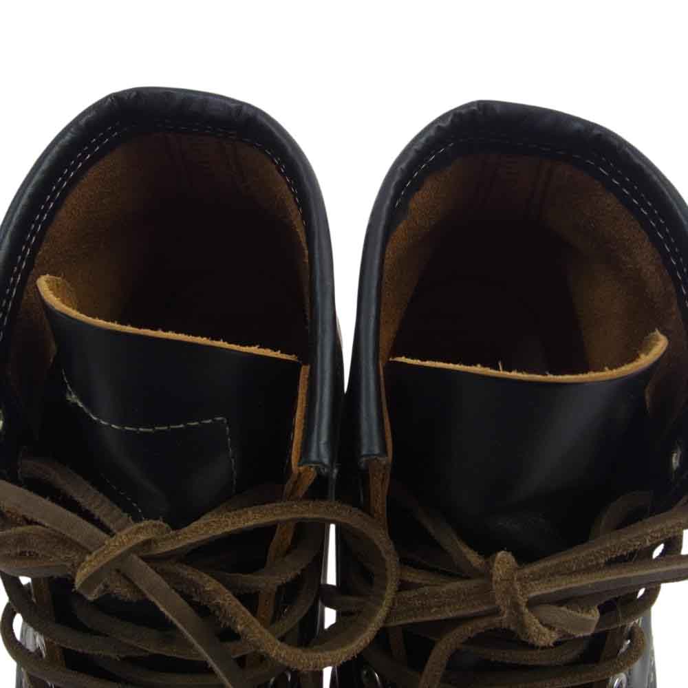 RED WING レッドウィング 9874 犬タグ 復刻 茶芯 IRISH SETTER アイリッシュセッター クロンダイク ワーク ブーツ ブラック系 9E【中古】