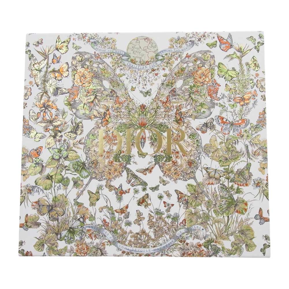 Dior ディオール  41DOB200I050 Oblique Scarf Cashmere and Wool スカーフ ディオール オブリーク カシミヤ & ウール  ネイビー系【中古】