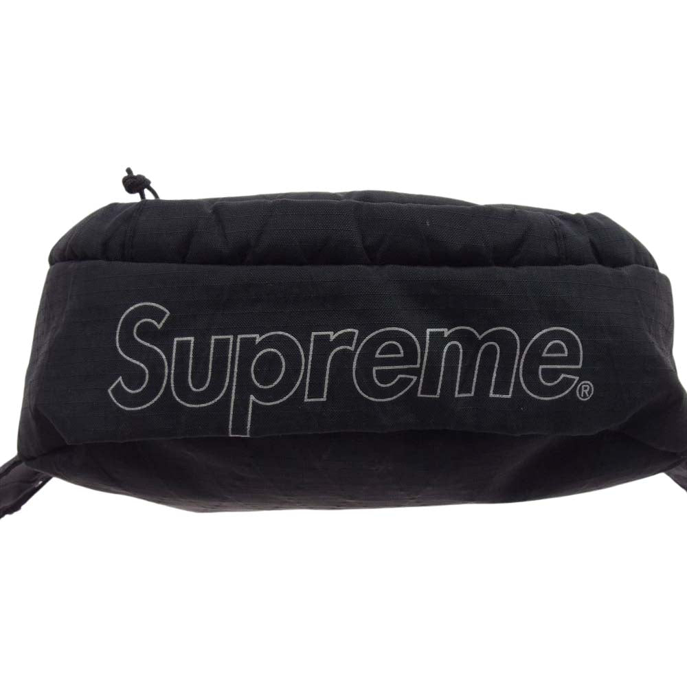 Supreme シュプリーム 18AW Waist Bag ウェスト バッグ ボックスロゴ ショルダー バッグ ポーチ ブラック系【中古】