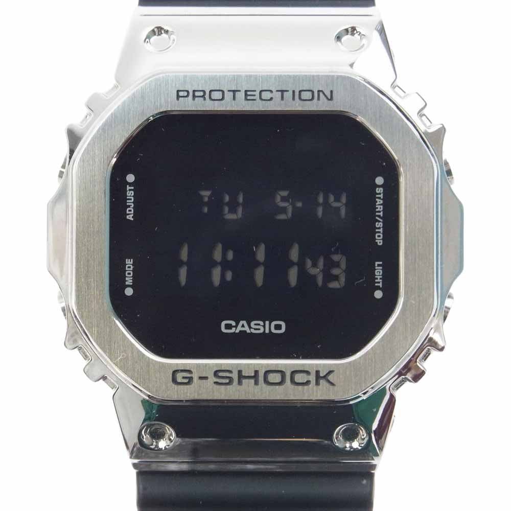 CASIO G-SHOCK カシオ ジーショック GM-5600-1fj メタルカバード 腕時計 リスト ウォッチ ブラック系【中古】