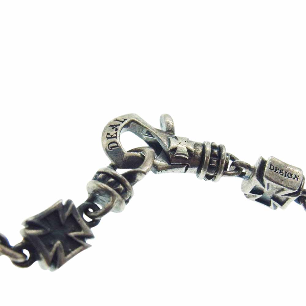 DEAL DESIGN ディールデザイン スカルズ アンド クロス チェーン  ネックレス【中古】