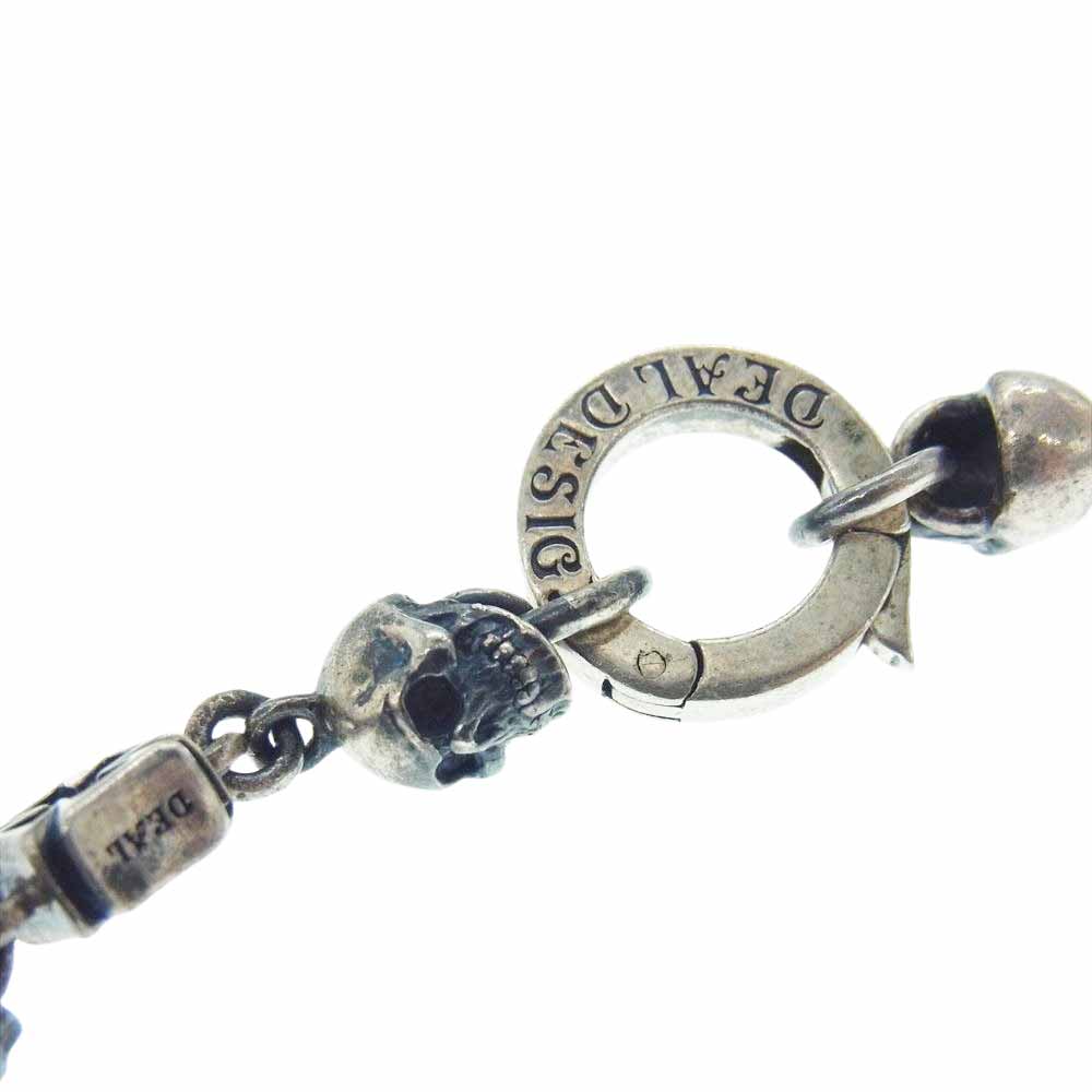 DEAL DESIGN ディールデザイン スカルズ アンド クロス チェーン  ネックレス【中古】