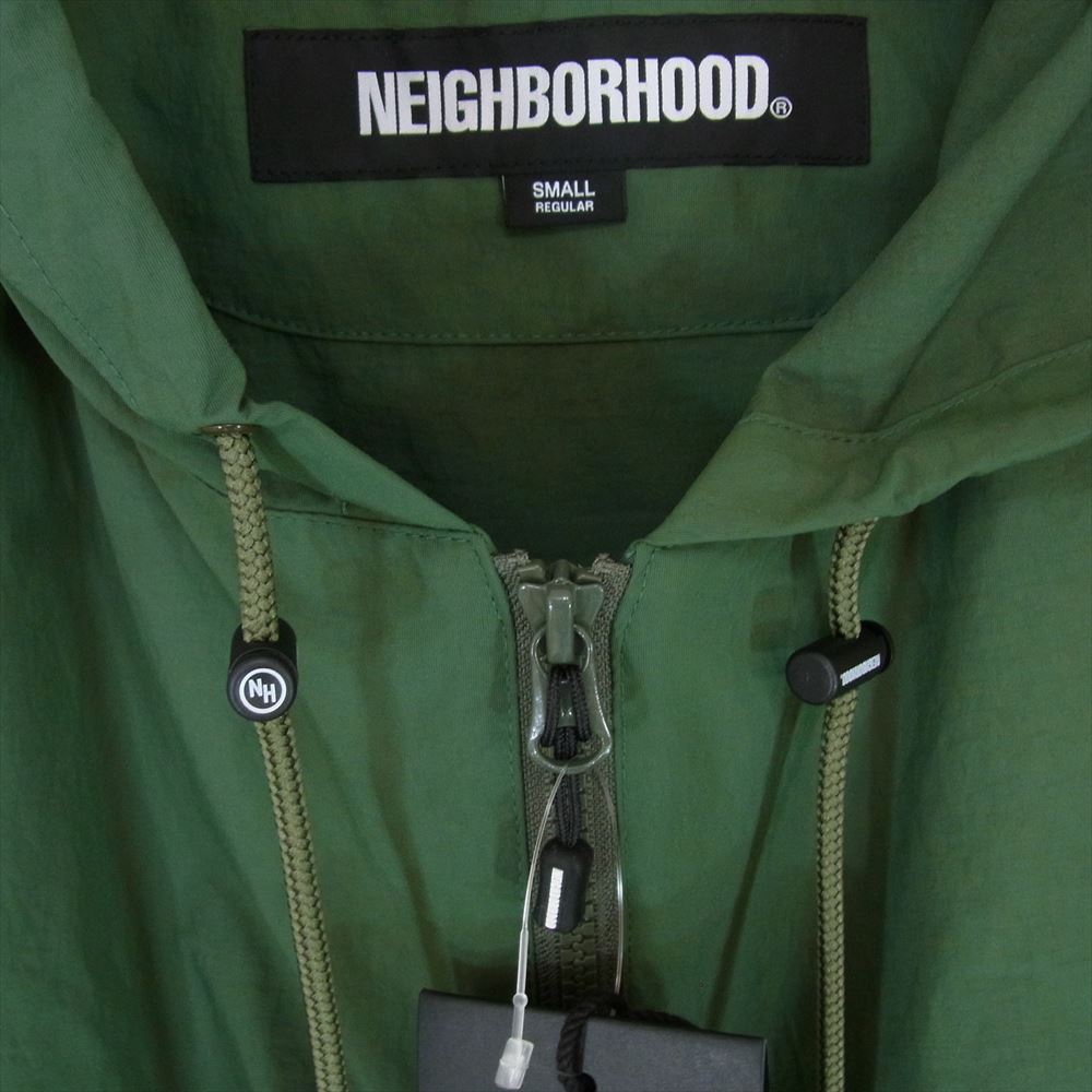 NEIGHBORHOOD ネイバーフッド 24SS 241TSNH-JKM03 BICOLOR ANORAK JACKET バイカラー アノラック ジャケット グレー系 S【極上美品】【中古】