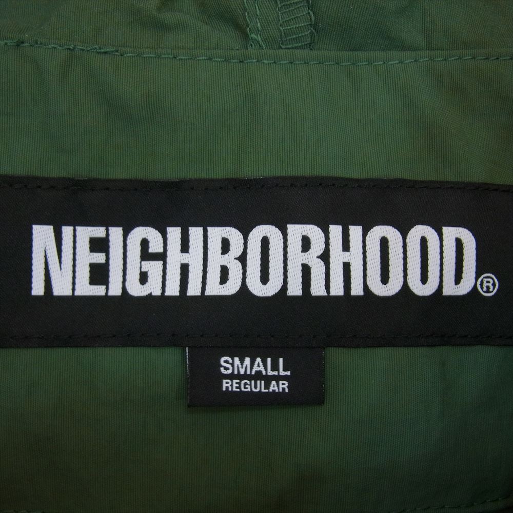 NEIGHBORHOOD ネイバーフッド 24SS 241TSNH-JKM03 BICOLOR ANORAK JACKET バイカラー アノラック ジャケット グレー系 S【極上美品】【中古】
