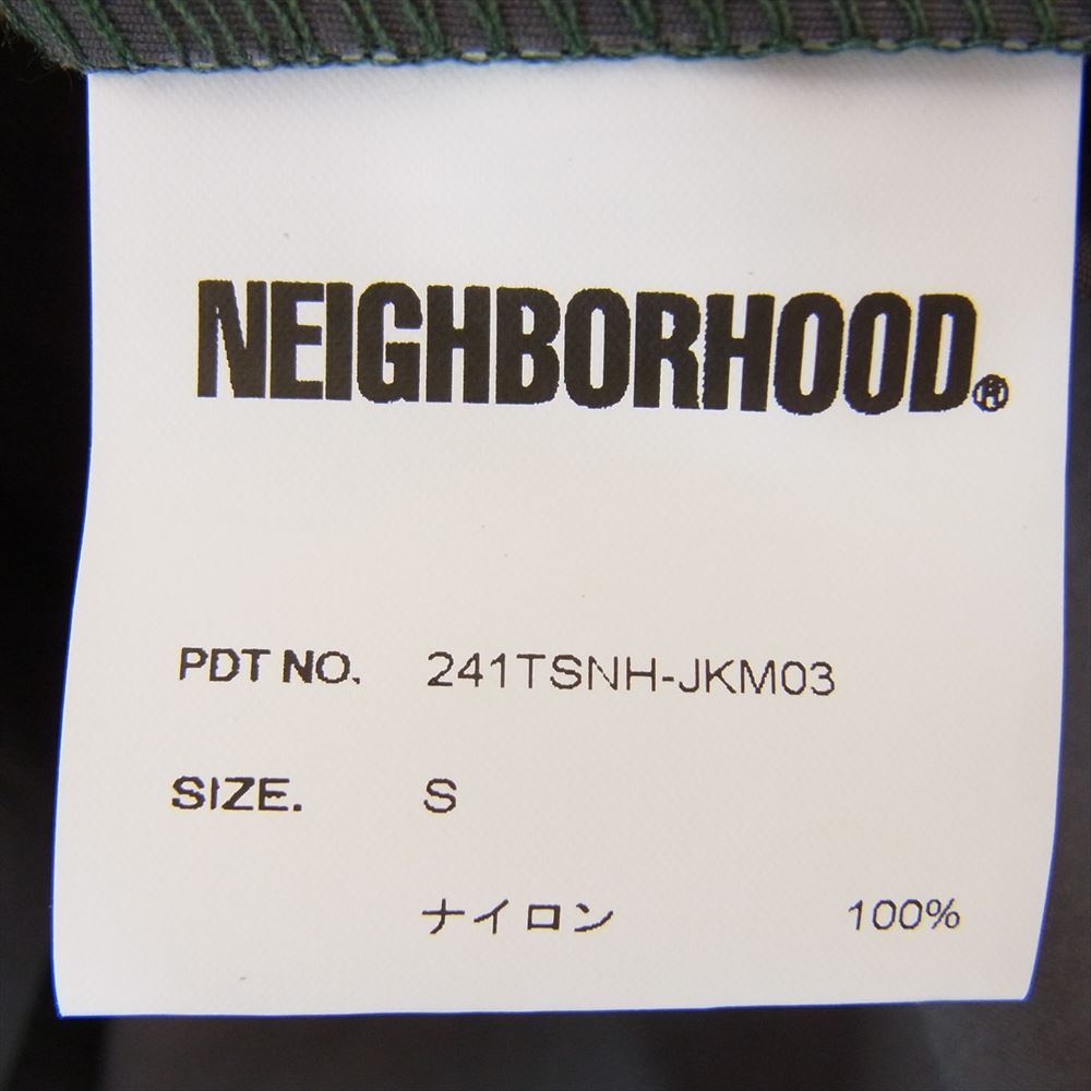 NEIGHBORHOOD ネイバーフッド 24SS 241TSNH-JKM03 BICOLOR ANORAK JACKET バイカラー アノラック ジャケット グレー系 S【極上美品】【中古】
