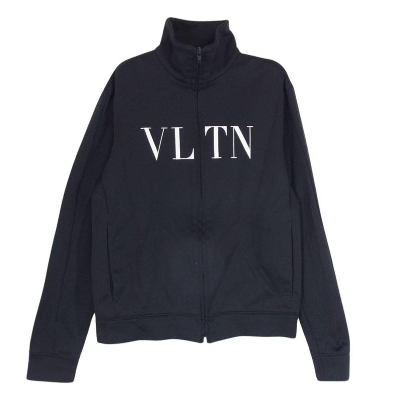 VALENTINO ヴァレンティノ ロゴ ジャージ トラック ジャケット ブラック系 S【中古】