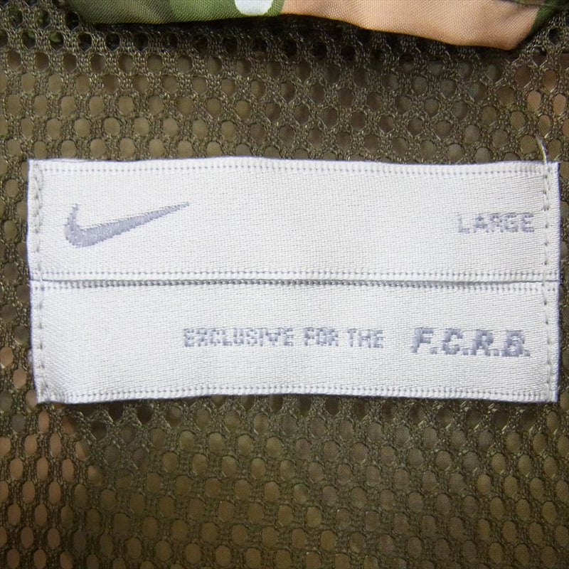 F.C.R.B. エフシーアールビー 13SS 577340-236 × NIKE ナイキ CAMOUFLAGE TRAINING JACKET カモフラ ナイロン ジャケット L【中古】