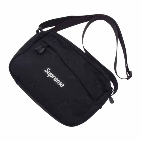 Supreme シュプリーム 13AW  Stars Shoulder Bag スター刺繍 ショルダー バッグ ブラック系【中古】