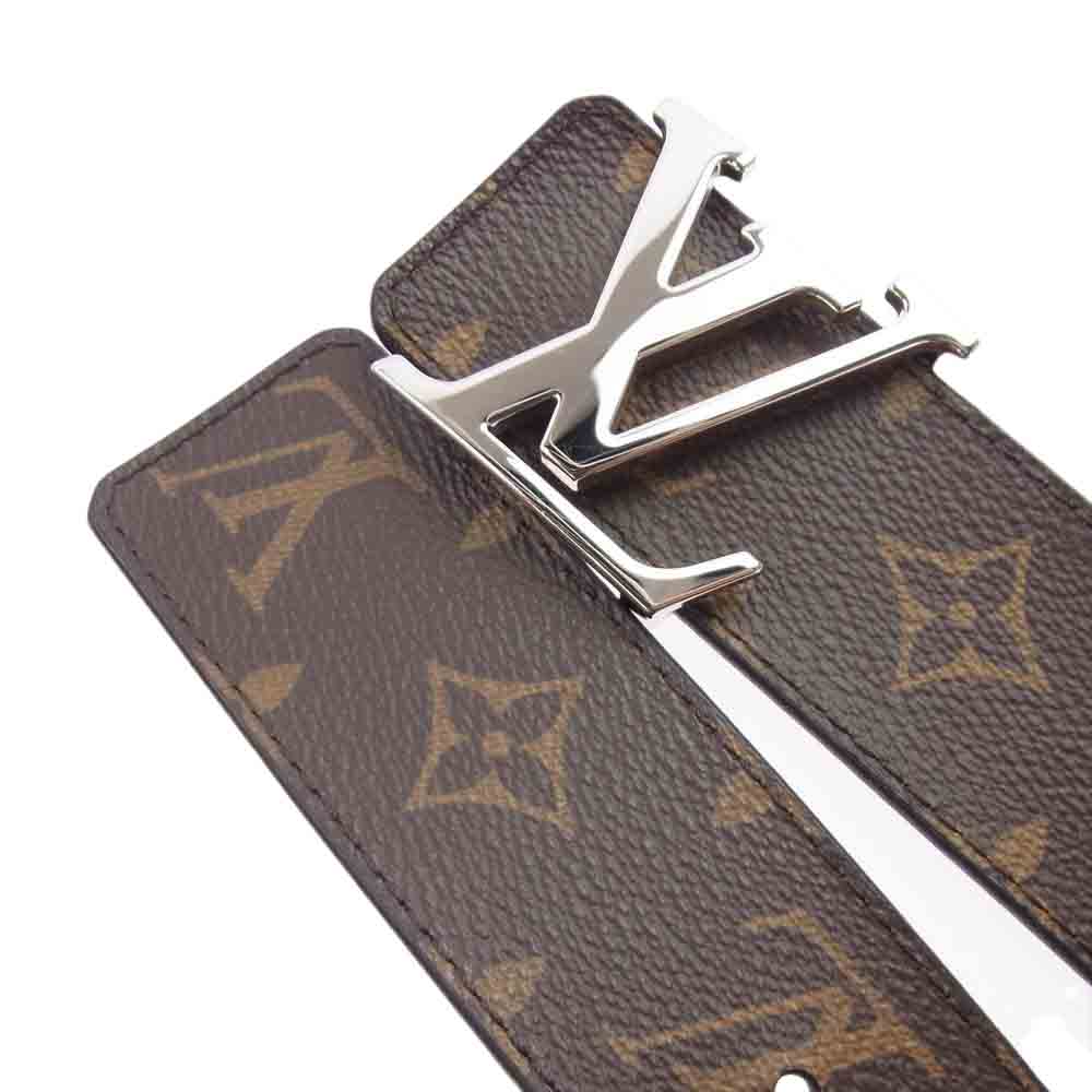 LOUIS VUITTON ルイ・ヴィトン M9821 モノグラム サンチュール LVロゴ ベルト 34 ブラウン系 85/34【中古】
