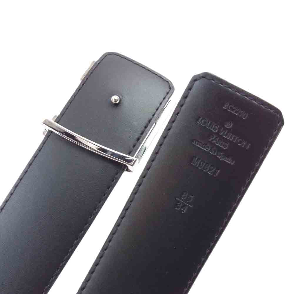 LOUIS VUITTON ルイ・ヴィトン M9821 モノグラム サンチュール LVロゴ ベルト 34 ブラウン系 85/34【中古】