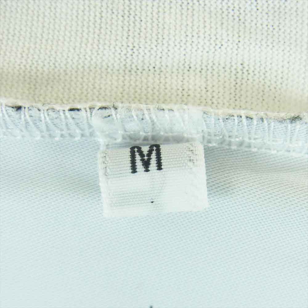 STONE ISLAND ストーンアイランド L/S Tee 胸ロゴワッペン 長袖 Tシャツ カットソー トルコ製 ホワイト系 M【中古】