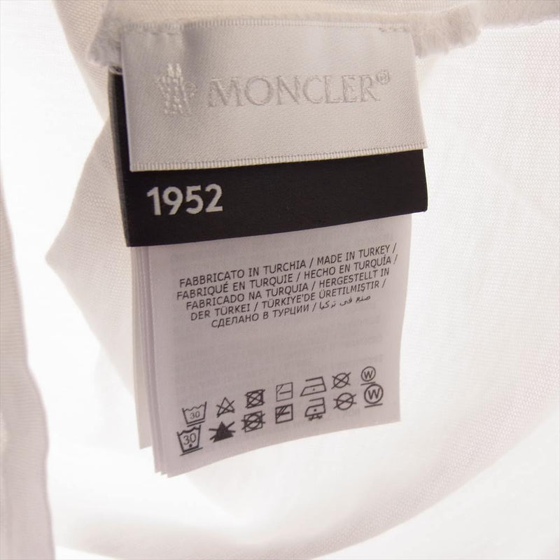 MONCLER モンクレール 21SS G10928C72910 Genius 2 ジーニアス 1952 Logo MAGLIA T-SHIRT Tシャツ ホワイト系 M【中古】