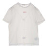 MONCLER モンクレール F20918C78510 国内正規品 MAGLIA T-SHIRT HERE NOW FOREVER ロゴ プリント 半袖 クルーネック Tシャツ ホワイト系 M【中古】