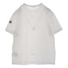 MONCLER モンクレール F20918C78510 国内正規品 MAGLIA T-SHIRT HERE NOW FOREVER ロゴ プリント 半袖 クルーネック Tシャツ ホワイト系 M【中古】