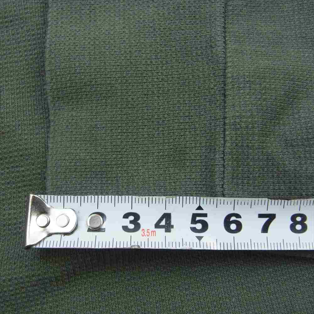 MONCLER モンクレール H20918D00005 国内正規品 LS TSHIRT ワッペン サーマル ワッフル 長袖 クルーネック Tシャツ チャコール系 S【中古】