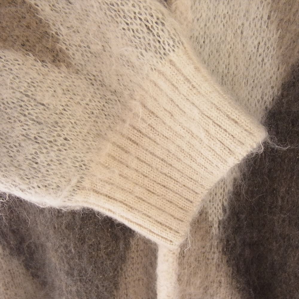 Needles ニードルス 20AW HM380 UNION ユニオン Mohair Cardigan アーガイル モヘア カーディガン  ブラウン系 グレー系 オフホワイト系 XL【中古】
