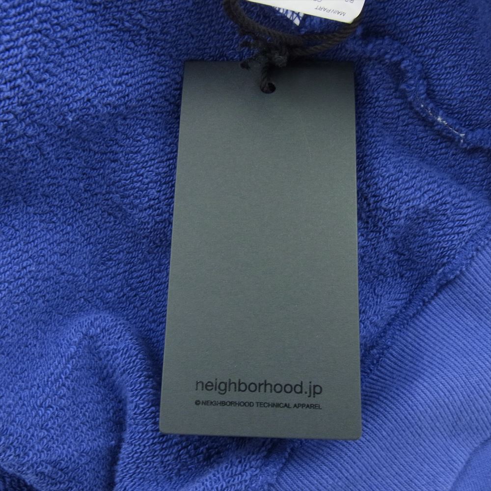 NEIGHBORHOOD ネイバーフッド 24SS 241FPNH-CSM04 CLASSIC SWEAT PARKA フロント ロゴ プリント プルオーバー スウェットパーカー パープル系 L【中古】