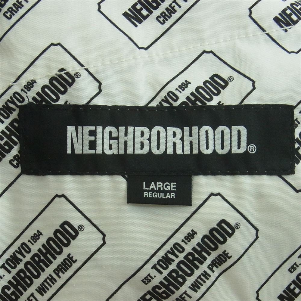 NEIGHBORHOOD ネイバーフッド 24SS 241SPNH-PTM02 WP WIDE PANTS T/C チノ ワーク パンツ オフホワイト系 L【美品】【中古】