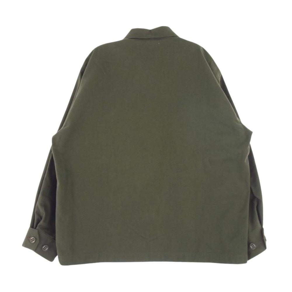 WTAPS ダブルタップス 23AW 232BRDT-SHM01 CBW LS COTTON TWILL BDUタイプ ロングスリーブ コットン ツイル 長袖 シャツ カーキ系 X02【美品】【中古】