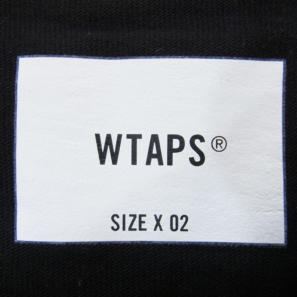 WTAPS ダブルタップス 24SS 241ATDT-CSM11 GHILL LS COTTON LLW ギル レイヤード メッシュ カットソー  ブラック系 X 02 【美品】【中古】