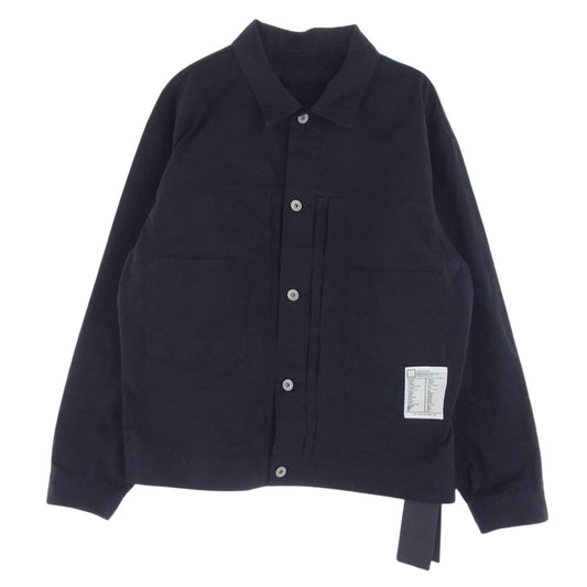 NEIGHBORHOOD ネイバーフッド 24SS 241UTNH-JKM01 BLACK&WHITE COLLECTION TYPE-2 JACKET 高密度ダック生地 ワーク ジャケット ブラック系 L【極上美品】【中古】