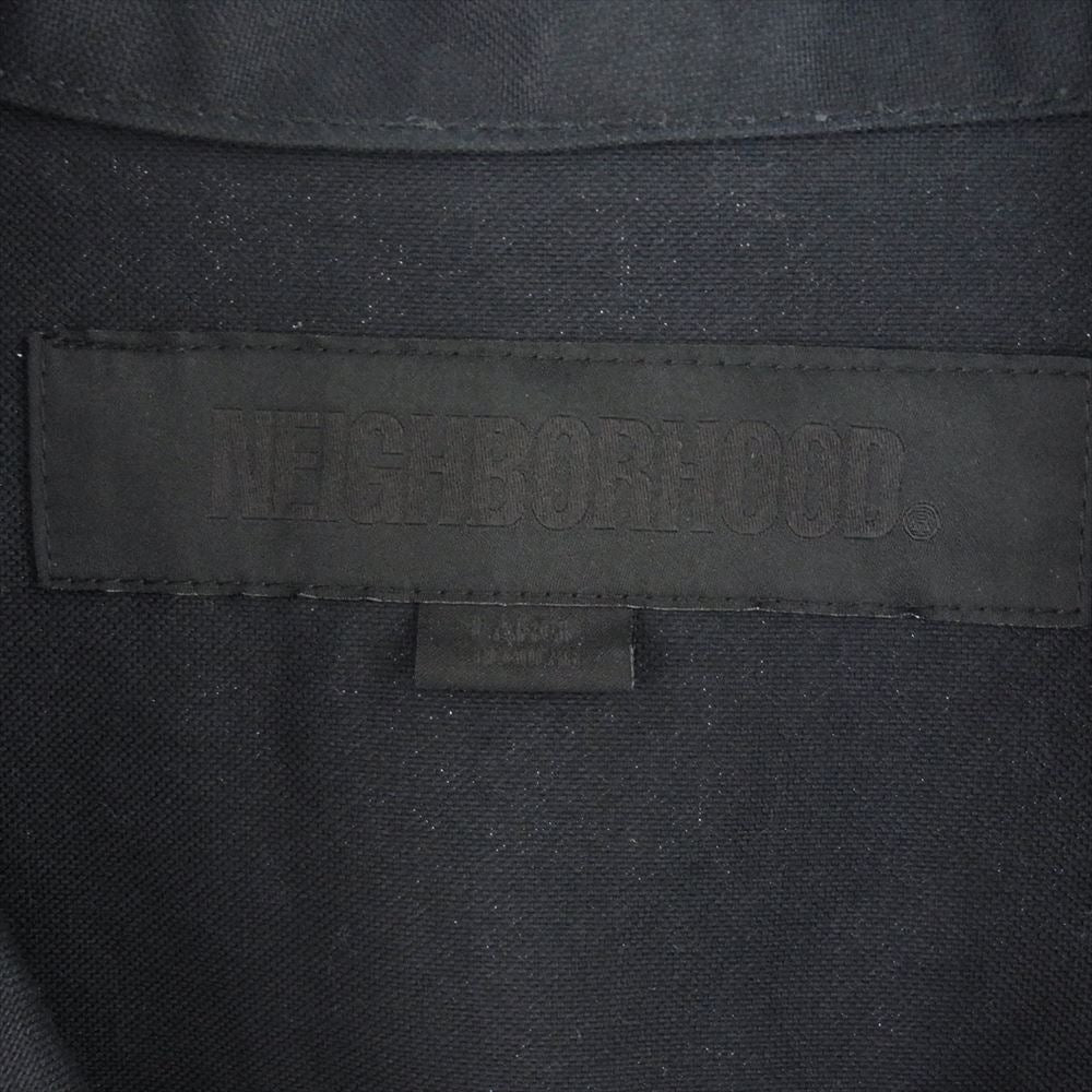 NEIGHBORHOOD ネイバーフッド 24SS 241UTNH-JKM01 BLACK&WHITE COLLECTION TYPE-2 JACKET 高密度ダック生地 ワーク ジャケット ブラック系 L【極上美品】【中古】