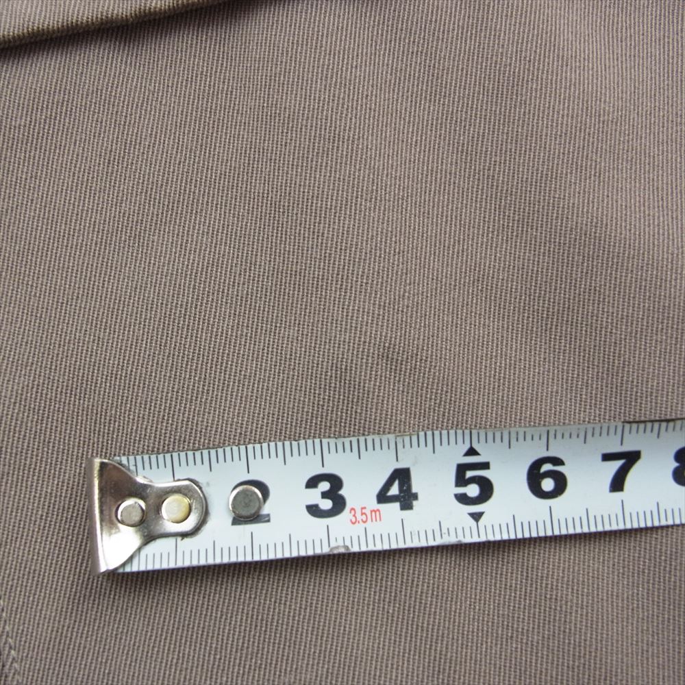 AURALEE オーラリー A9AS03MX WOOL MAX GABARDINE SHIRTS ウール マックス ギャバジン シャツ ベージュ系 4【美品】【中古】