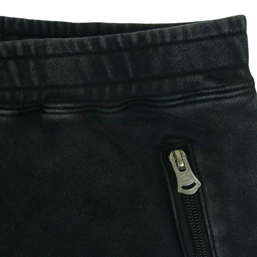 CRIMIE クライミー CR1-02A5-PL70 VINTAGE OVERDYE LETTERING ヴィンテージ オーバーダイ 後染め スウェット パンツ ブラック系 ダークグレー系 黒寄りのダークグレー系 XXL【中古】