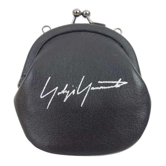 Yohji Yamamoto ヨウジヤマモト 19SS DW-A09-711-1-02 discord Yohji Yamamoto がま口 コインケース チェーン ネックレス ブラック系【中古】
