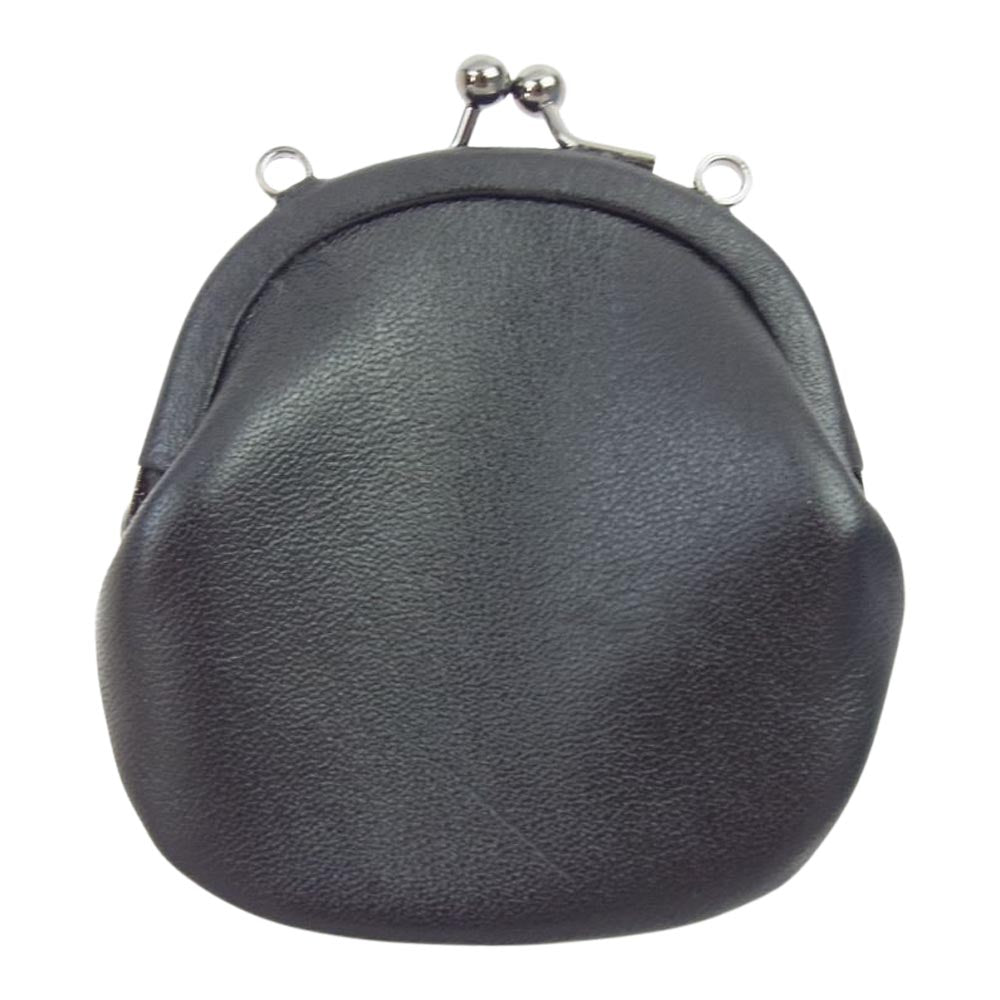 Yohji Yamamoto ヨウジヤマモト 19SS DW-A09-711-1-02 discord Yohji Yamamoto がま口 コインケース チェーン ネックレス ブラック系【中古】