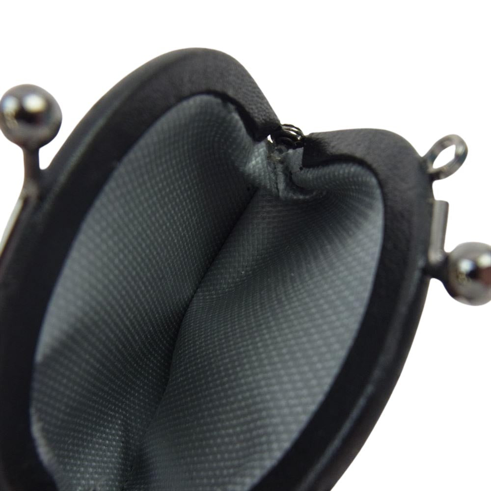 Yohji Yamamoto ヨウジヤマモト 19SS DW-A09-711-1-02 discord Yohji Yamamoto がま口 コインケース チェーン ネックレス ブラック系【中古】