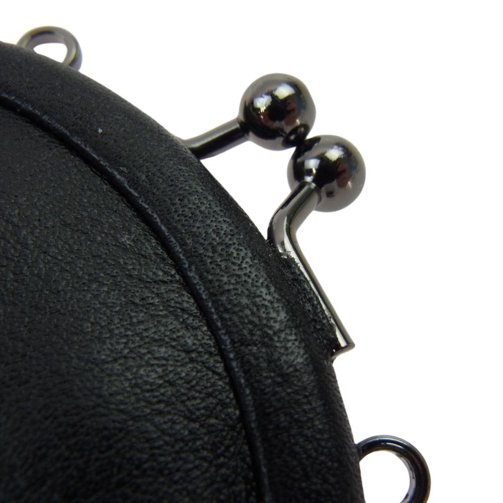 Yohji Yamamoto ヨウジヤマモト 19SS DW-A09-711-1-02 discord Yohji Yamamoto がま口 コインケース チェーン ネックレス ブラック系【中古】