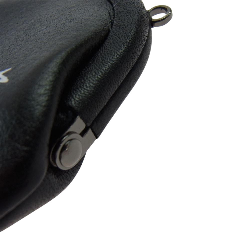 Yohji Yamamoto ヨウジヤマモト 19SS DW-A09-711-1-02 discord Yohji Yamamoto がま口 コインケース チェーン ネックレス ブラック系【中古】