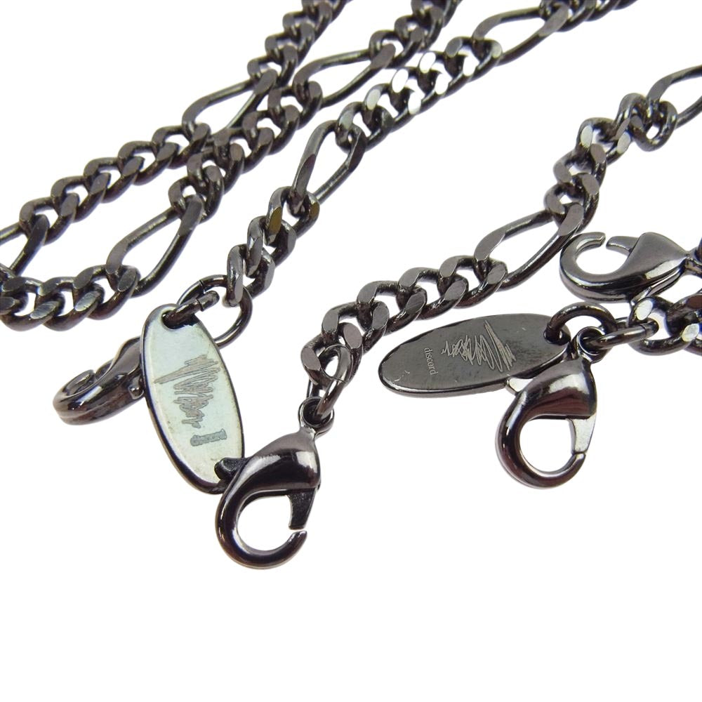 Yohji Yamamoto ヨウジヤマモト 19SS DW-A09-711-1-02 discord Yohji Yamamoto がま口 コインケース チェーン ネックレス ブラック系【中古】