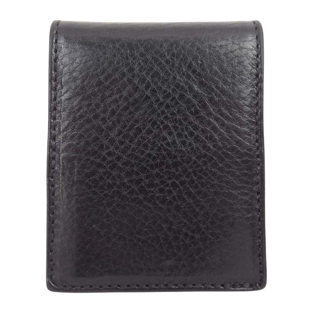 CHROME HEARTS クロムハーツ（原本無） MEMO HOLDER MINI CHクロスパッチ レザー メモホルダー カバー ブラック系【中古】