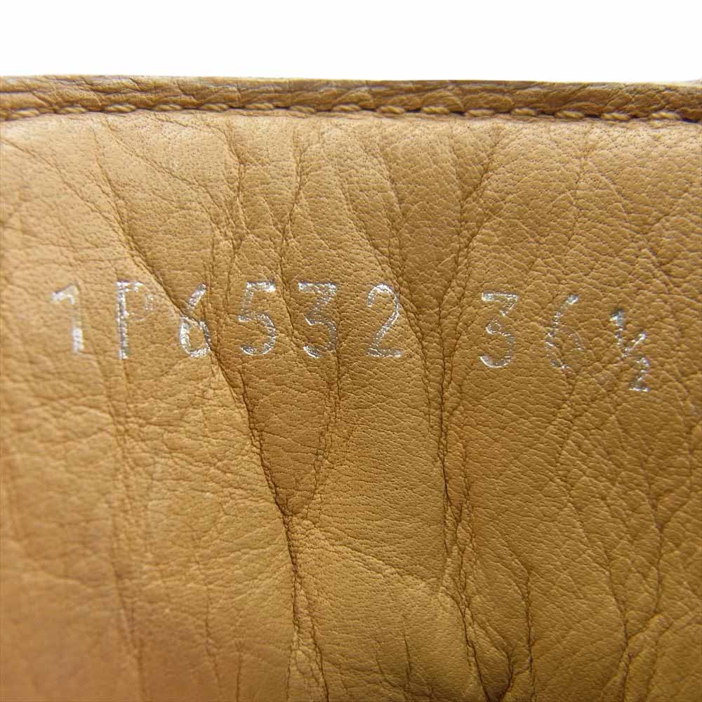PRADA プラダ 1P6532 ベルクロ ローカット ドライビング シューズ スニーカー ベージュ系 36.5【中古】