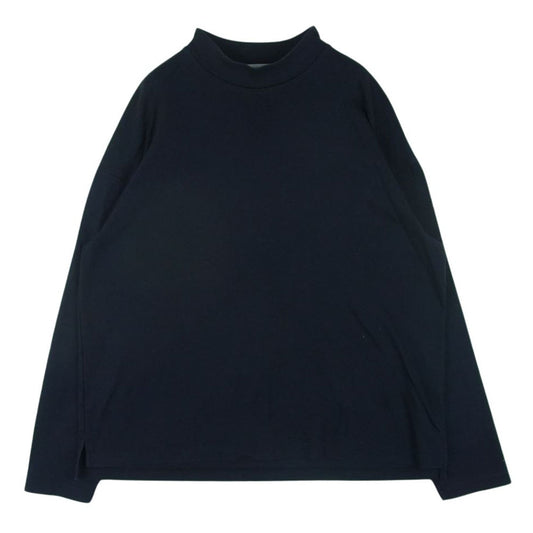 ウィーウィル W-000-8015 Smooth Mock Turtle Neck T Shirt モック タートル ネック 長袖 Tシャツ ダークネイビー系 3【中古】