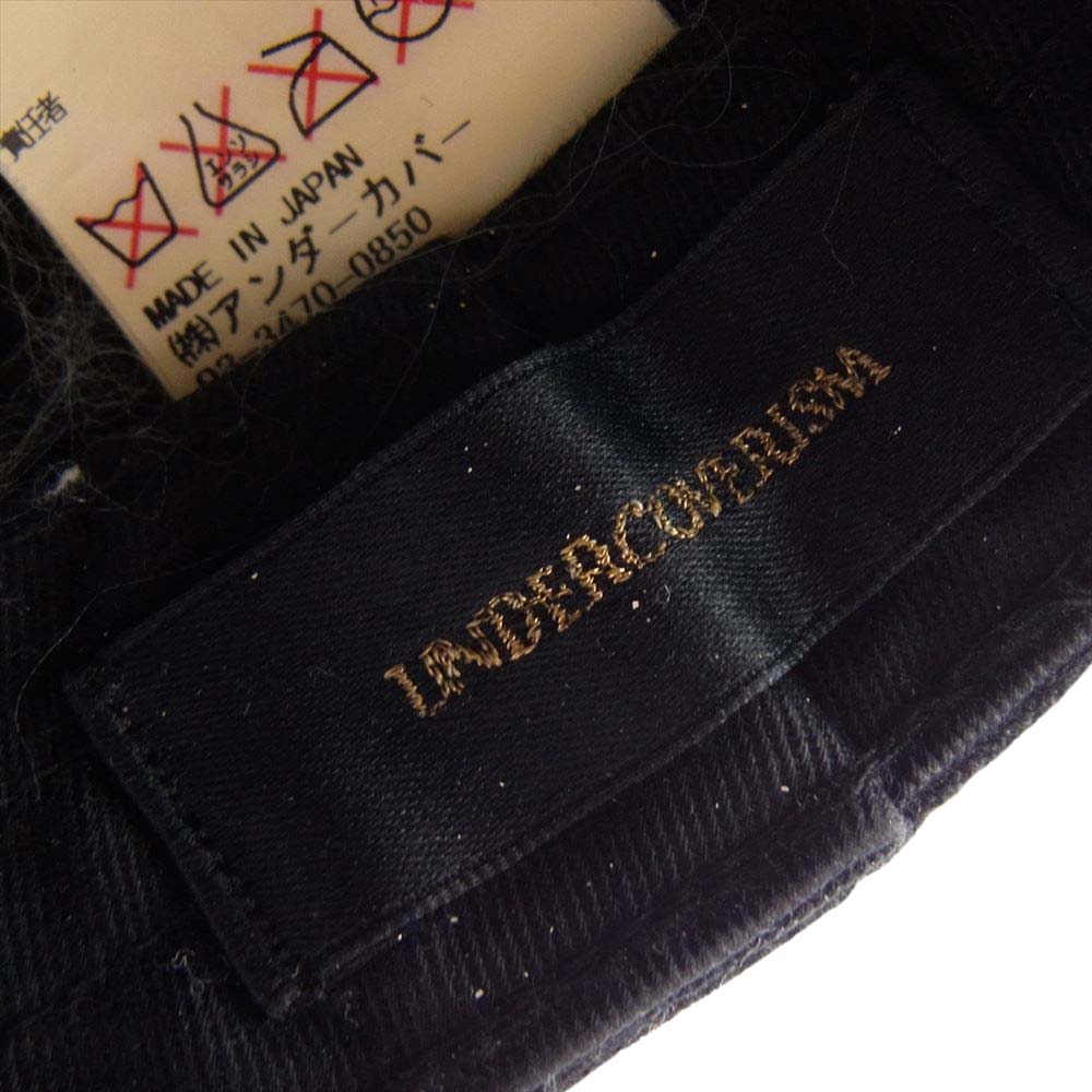 UNDERCOVER アンダーカバー N6H06-3 undercoverism アンダーカバー イズム Uロゴ 刺繍 キャップ ブラック系 57cm【中古】