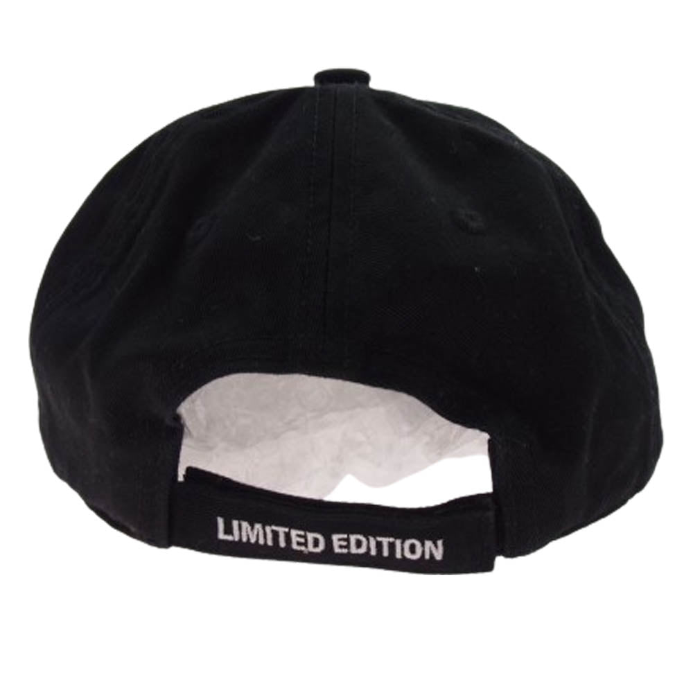 VETEMENTS ヴェトモン UE52CA100B ロゴ 刺繍 ベースボール キャップ 帽子 ブラック系【中古】