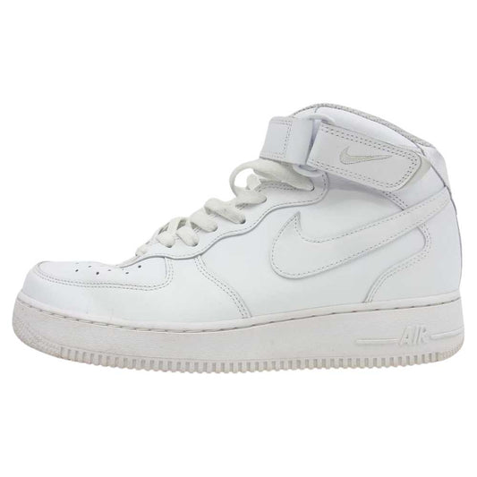 NIKE ナイキ CW2289-111 Air Force 1 Mid 07 White エアフォース1 ミッド 07 ホワイト ハイカット スニーカー ホワイト系 27.0cm【中古】