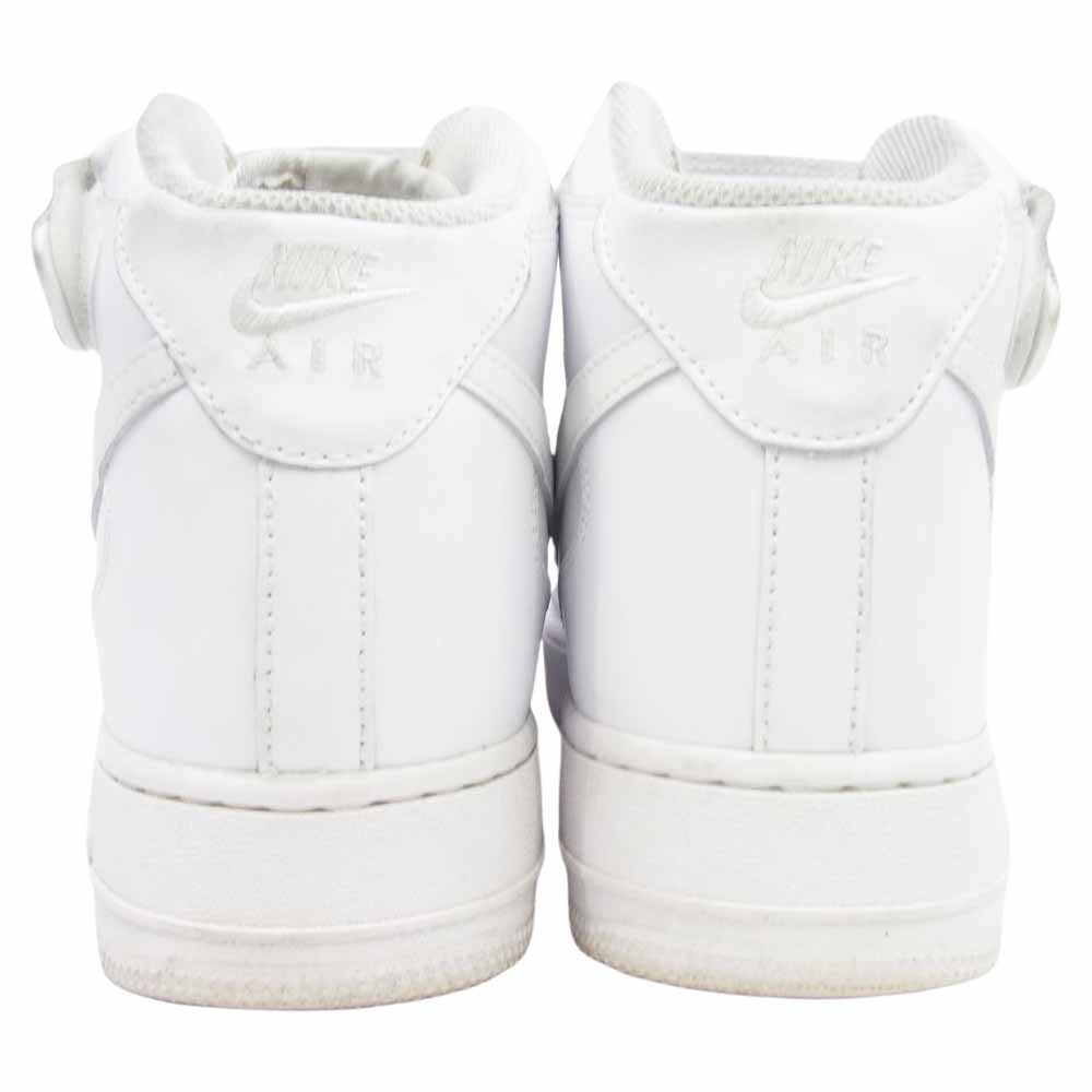 NIKE ナイキ CW2289-111 Air Force 1 Mid 07 White エアフォース1 ミッド 07 ホワイト ハイカット スニーカー ホワイト系 27.0cm【中古】