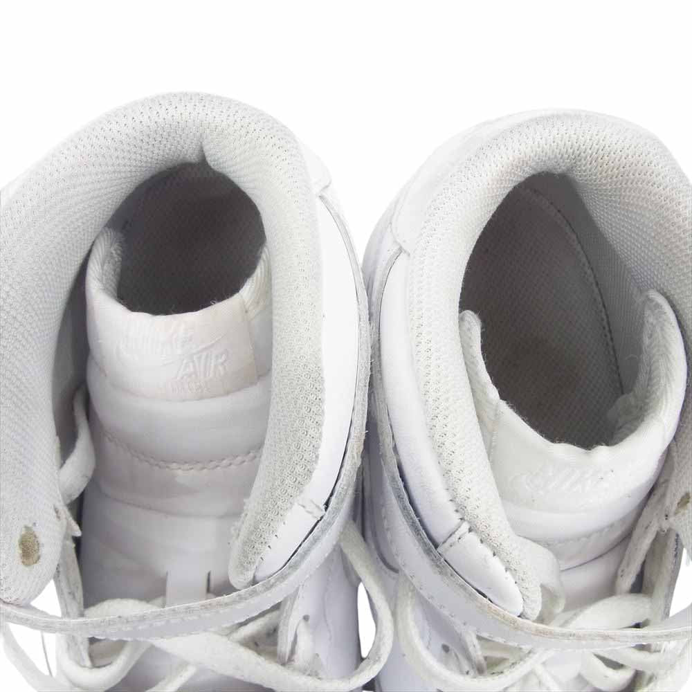 NIKE ナイキ CW2289-111 Air Force 1 Mid 07 White エアフォース1 ミッド 07 ホワイト ハイカット スニーカー ホワイト系 27.0cm【中古】