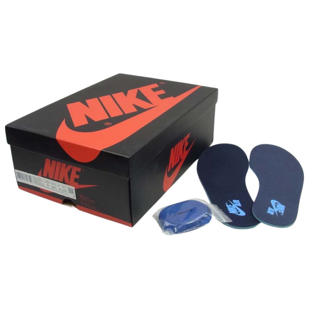 NIKE ナイキ 555088-140 AIR JORDAN 1 エアジョーダン RETRO HIGH OG OBSIDIAN レトロ ハイ オージー オブシディアン スニーカー ブルー系 27cm【中古】